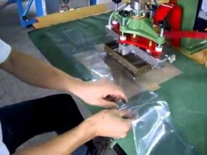 mesin hot press plastic welding